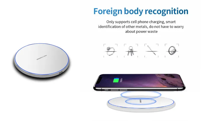 10W Intelligent QI Wire-less Charger