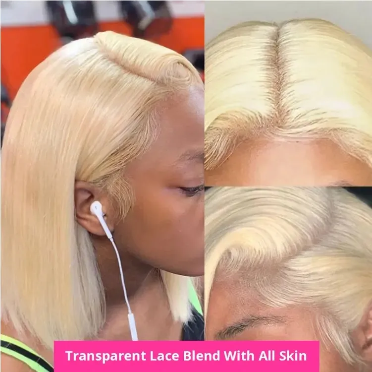 150% Density 613 Blonde/Green/Pink/Blue/Purple Wig