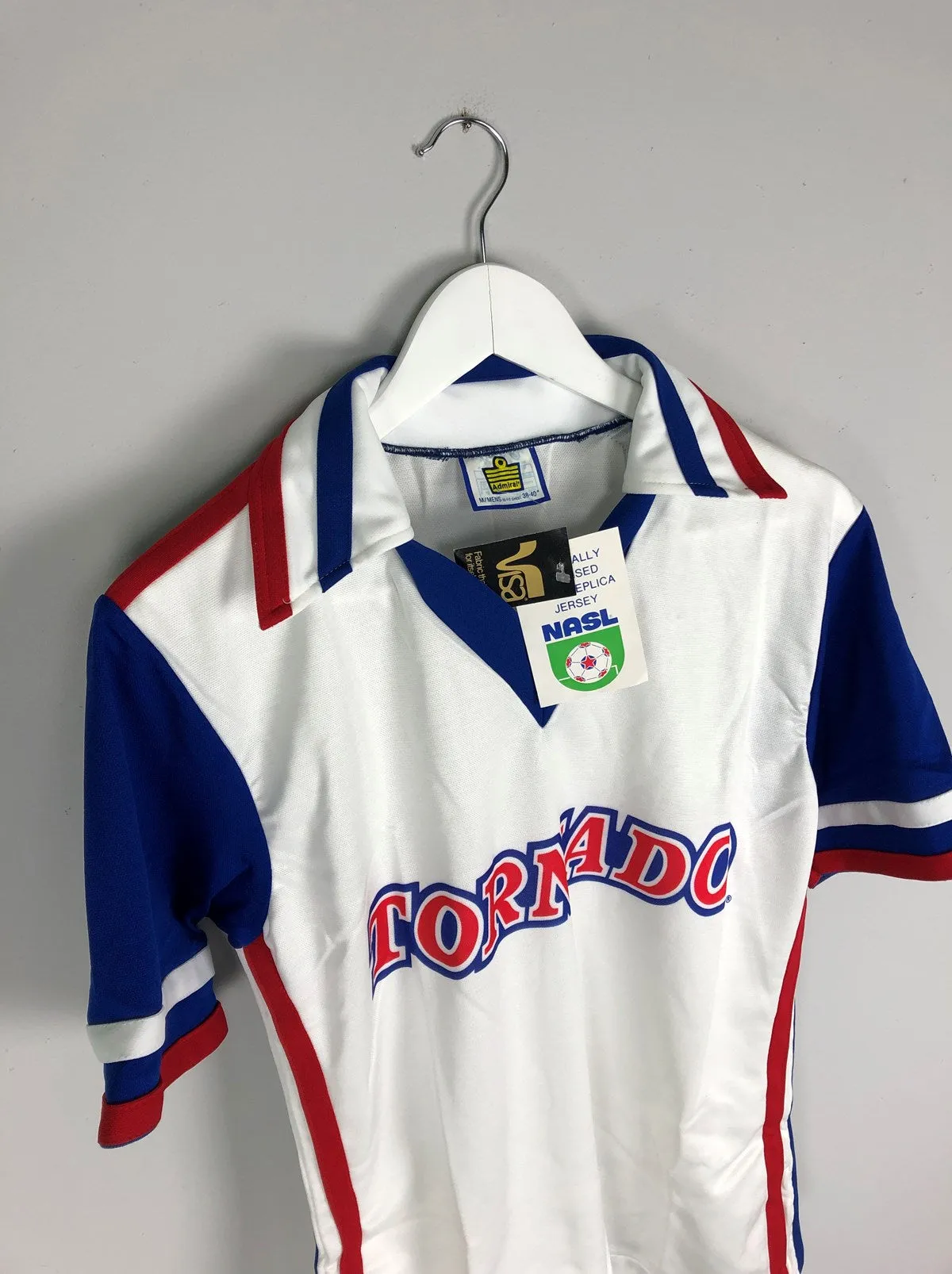 1978/80 DALLAS TORNADO *BNWT* HOME SHIRT (M) ADMIRAL NASL