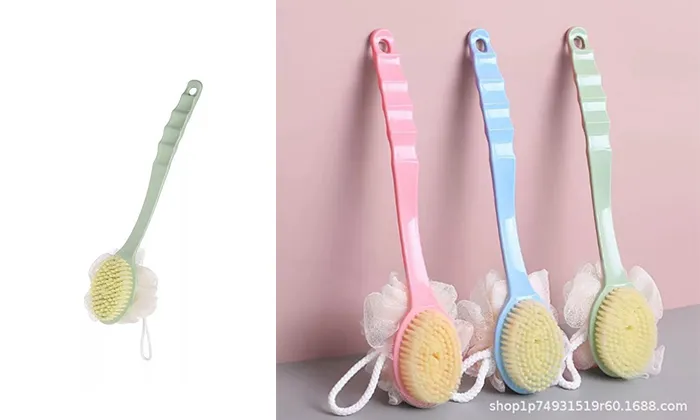 2-in-1 Long Handle Bath Brush