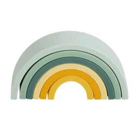 A Little Lovely Company Rainbow Stacking Toy: Sage