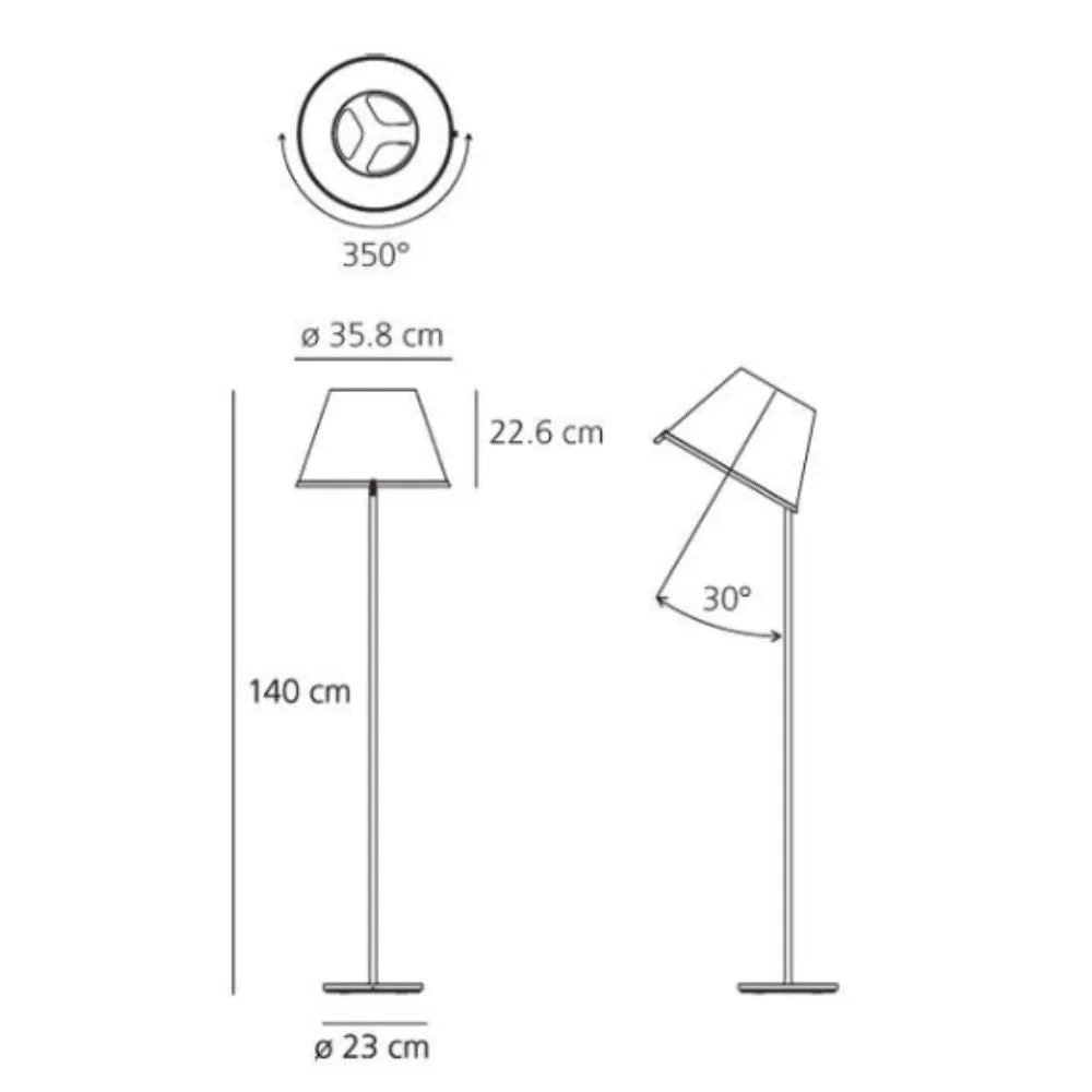 Artemide Choose floor lamp white/chrome