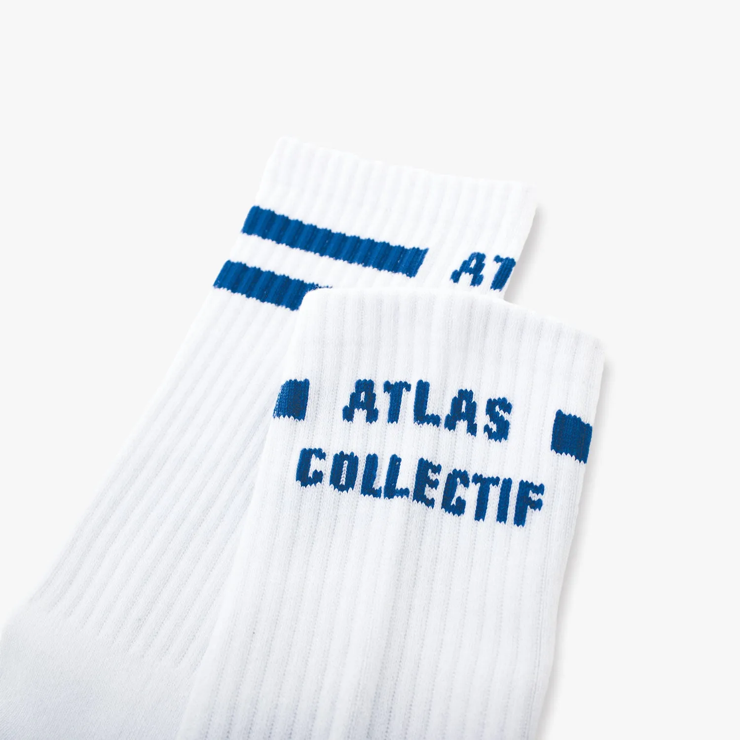 Atlas Lpu Bamboo Running Socks White