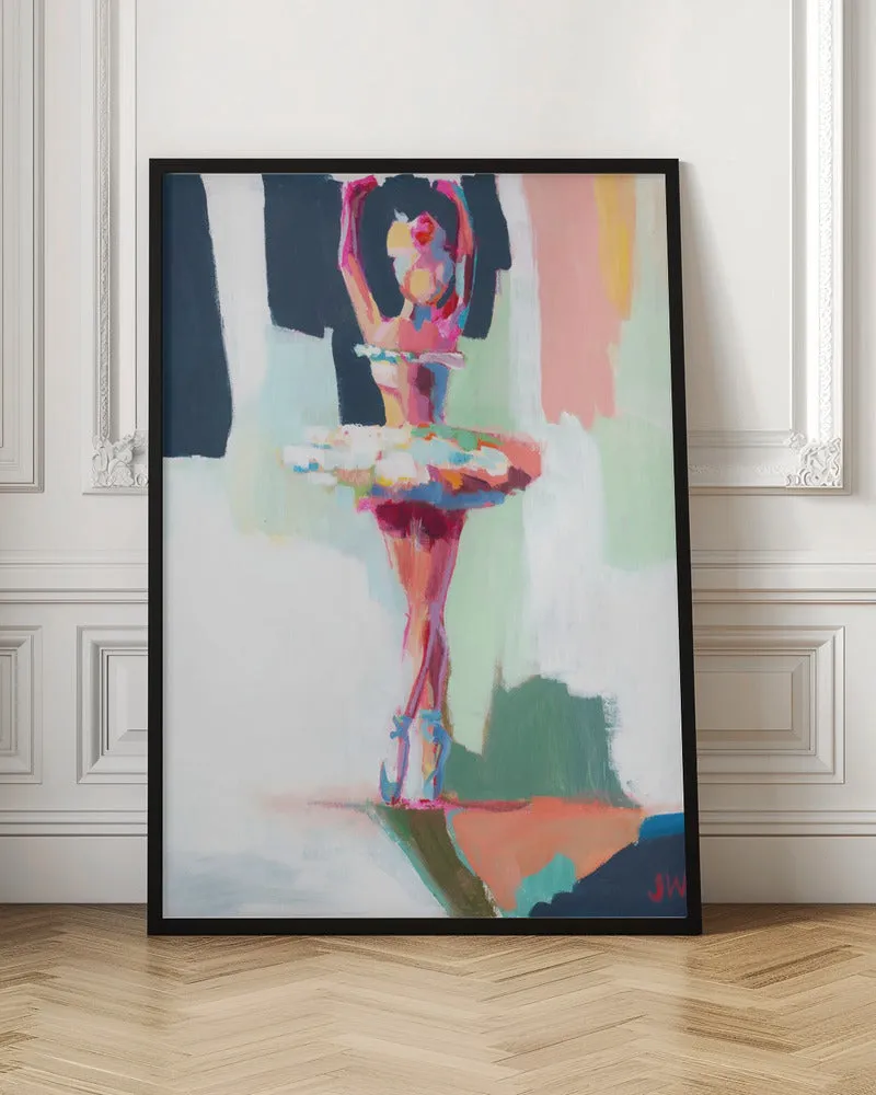 Ballerina - Stretched Canvas, Poster or Fine Art Print