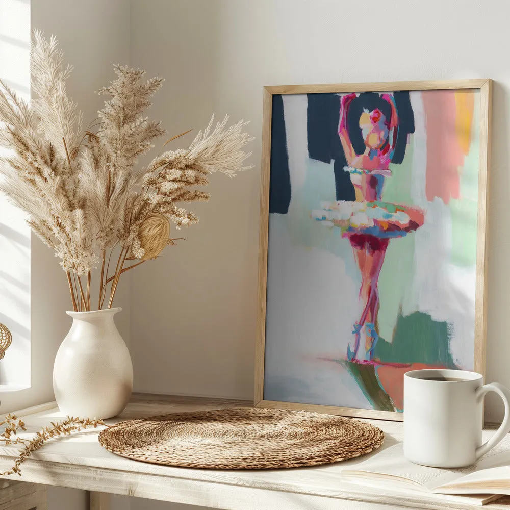 Ballerina - Stretched Canvas, Poster or Fine Art Print