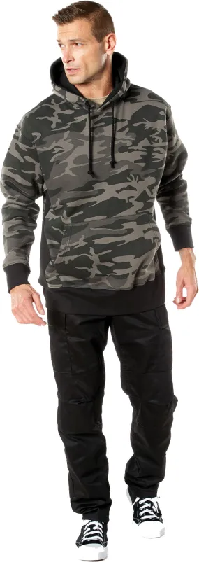 Black Camo Every Day Pullover Hooded Sweatshirt