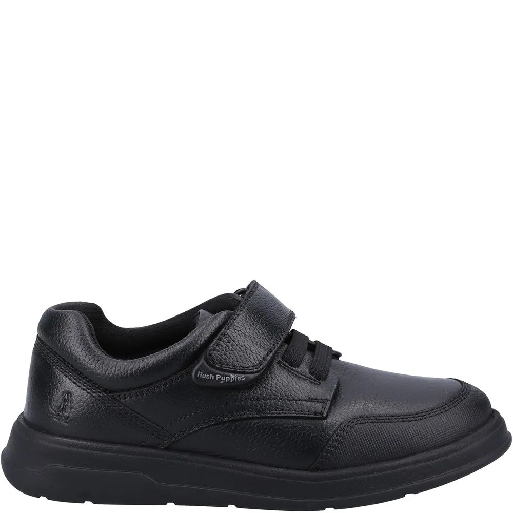 Black Rowan Senior School Shoes