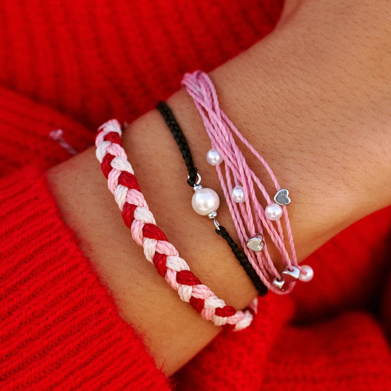 Blood Saves Lives Braided Bracelet