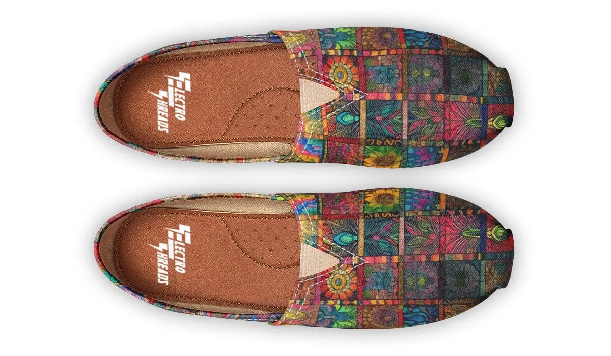 Blotter Quilt Casual Slip on Shoes