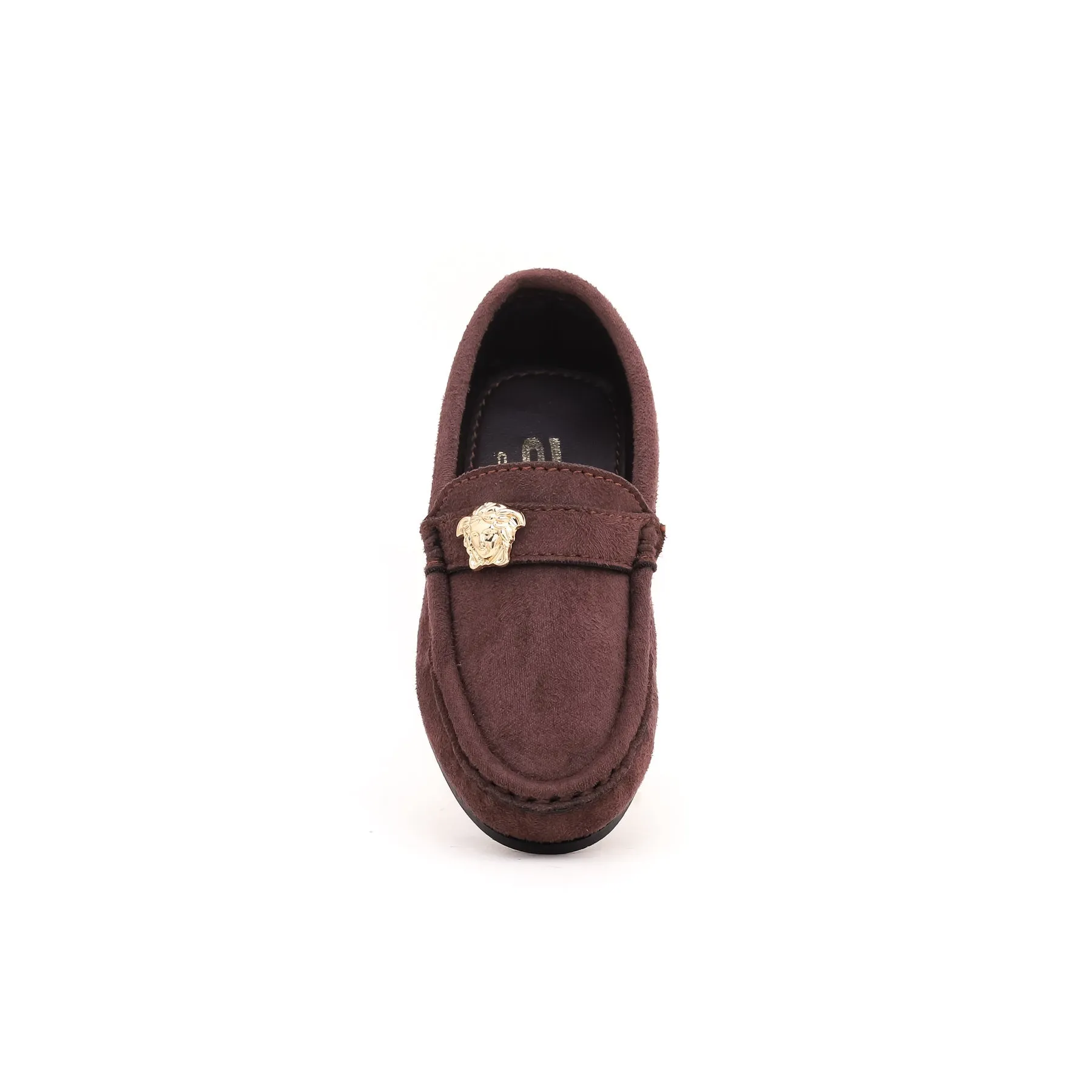 Boys Brown Formal Moccasin KD0759