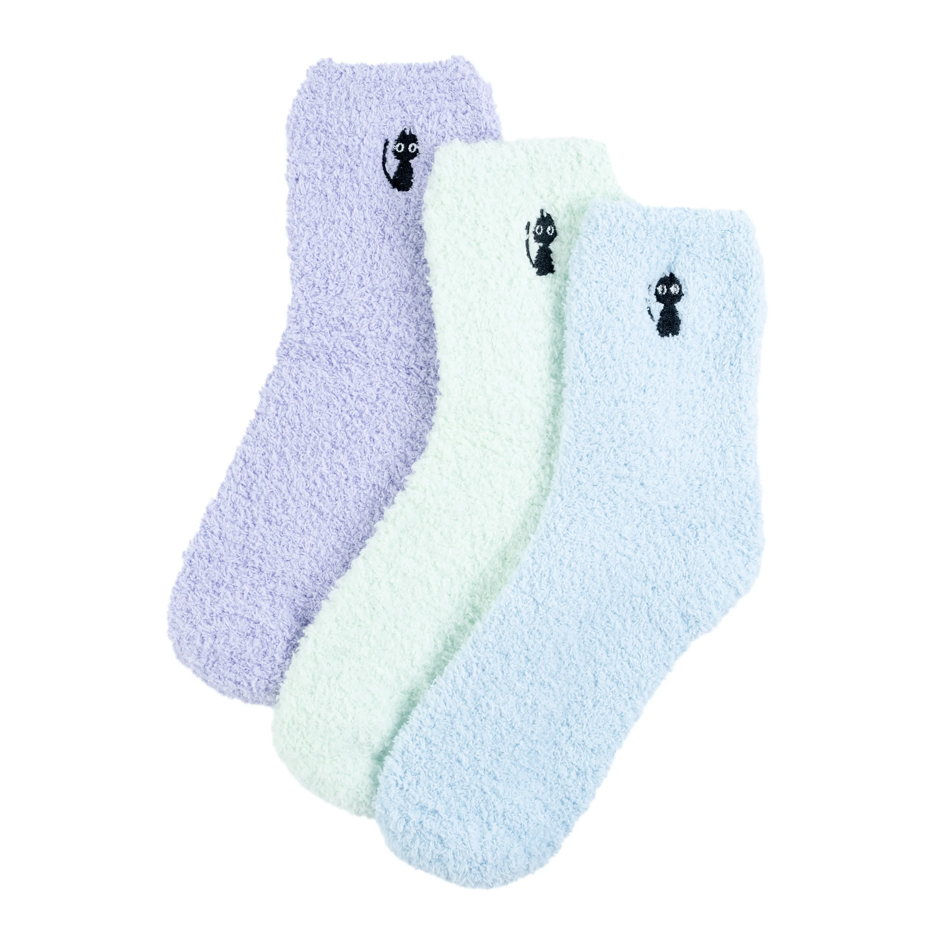 Chokore Fuzzy Fleece Socks (Lavender)