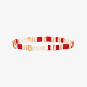 Cuteness Tile Bead Stretch Bracelet