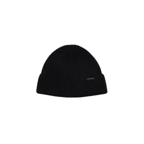 Daniel Merino Short Beanie Black