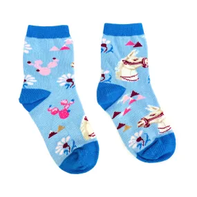 Dreamy White Horse Kids Socks (Ages 1-2)