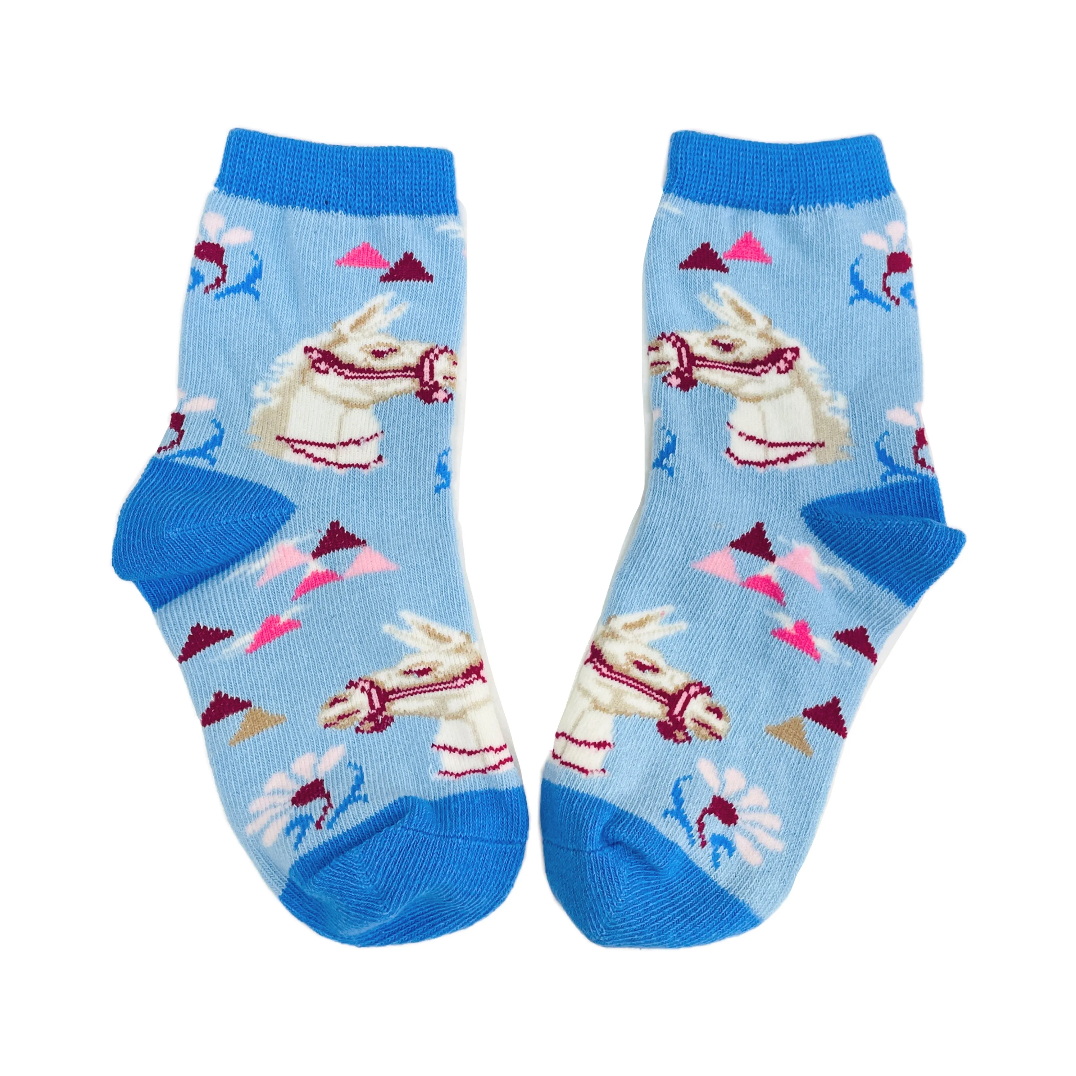 Dreamy White Horse Kids Socks (Ages 1-2)