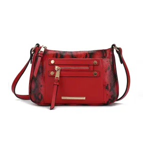 Essie Embossed Crossbody Bag