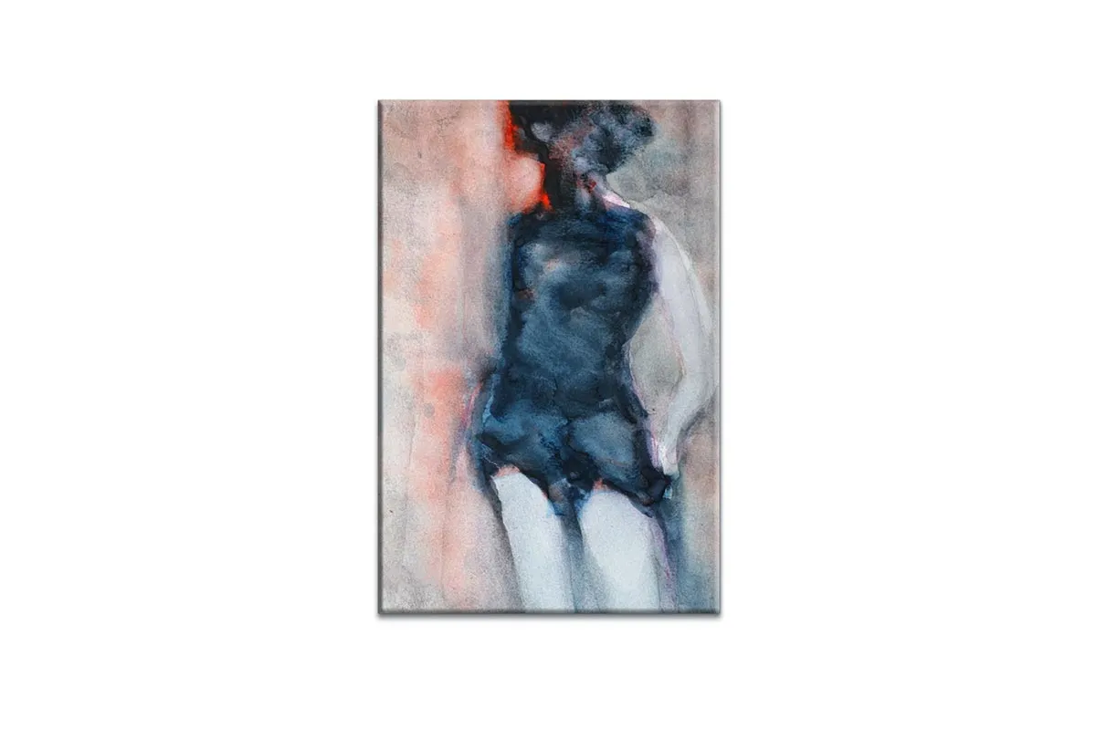 Female Figure Watercolour | Canvas Wall Art Print