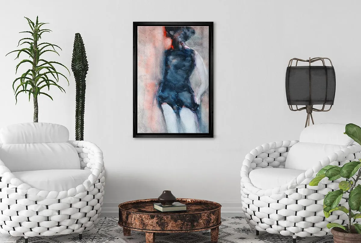 Female Figure Watercolour | Canvas Wall Art Print