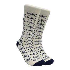 Firefly Pattern Socks from the Sock Panda (Adult Large - Men's Shoe Sizes 8-12)