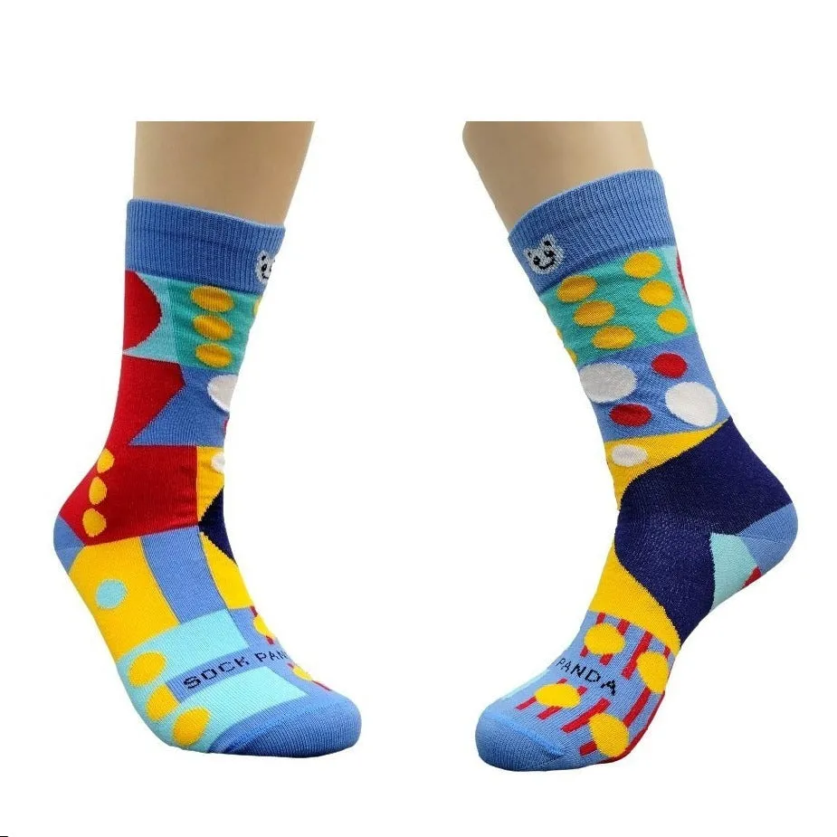 Fun Abstract Geometric Pattern Socks from the Sock Panda (Adult Small -  Shoe Sizes 2-5)