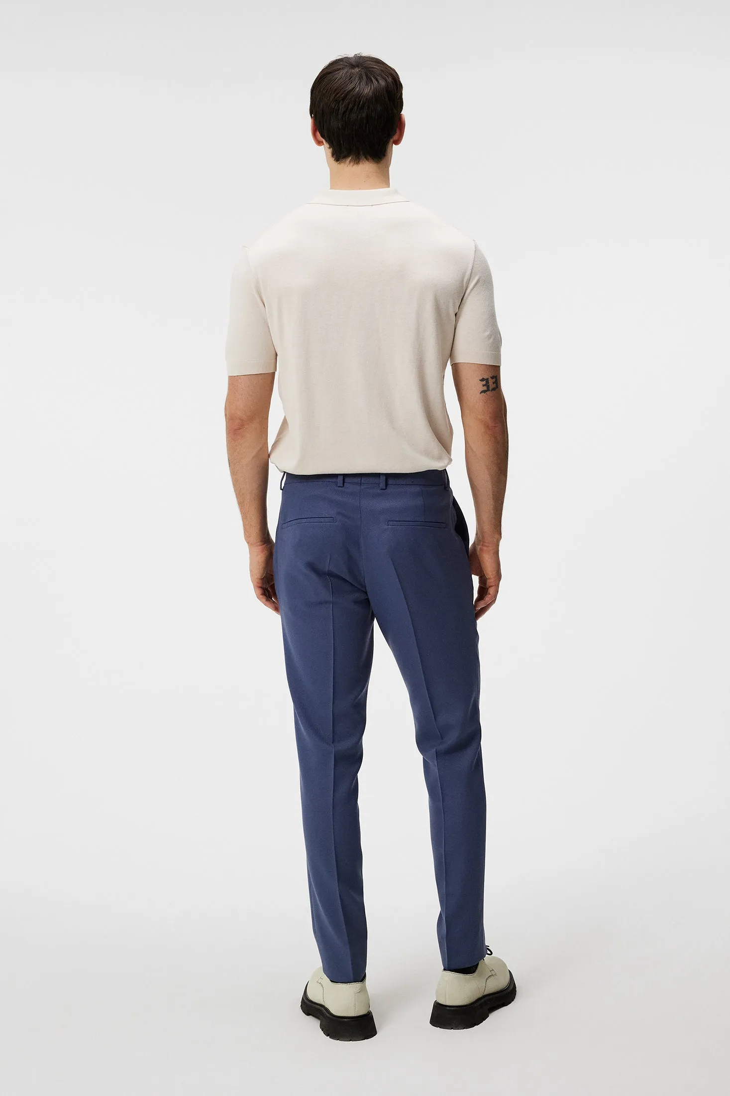 Grant Active Hopsack Pants / Bijou Blue