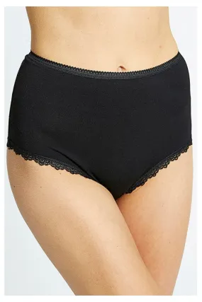 High Waist Brief in Black