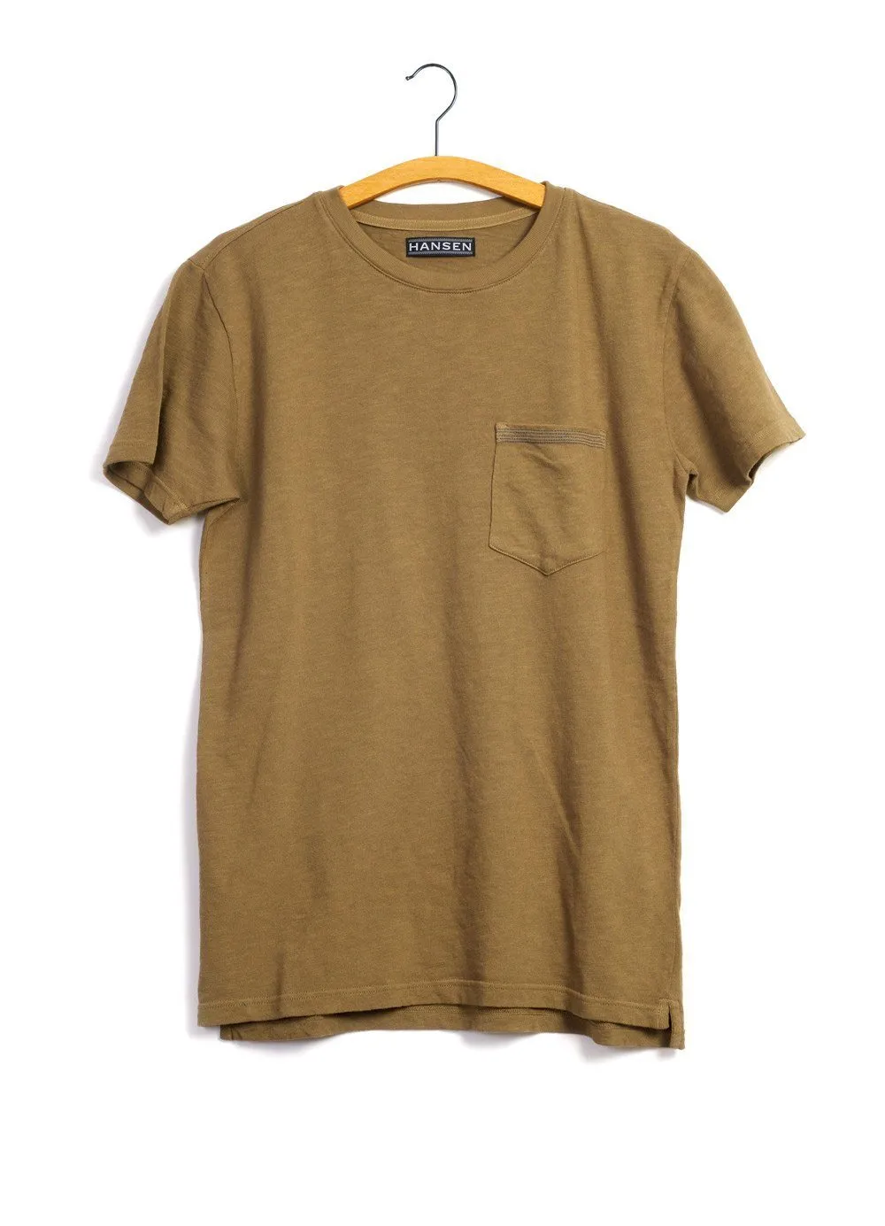 JAMES | Slub Yarn Pocket T| Khaki