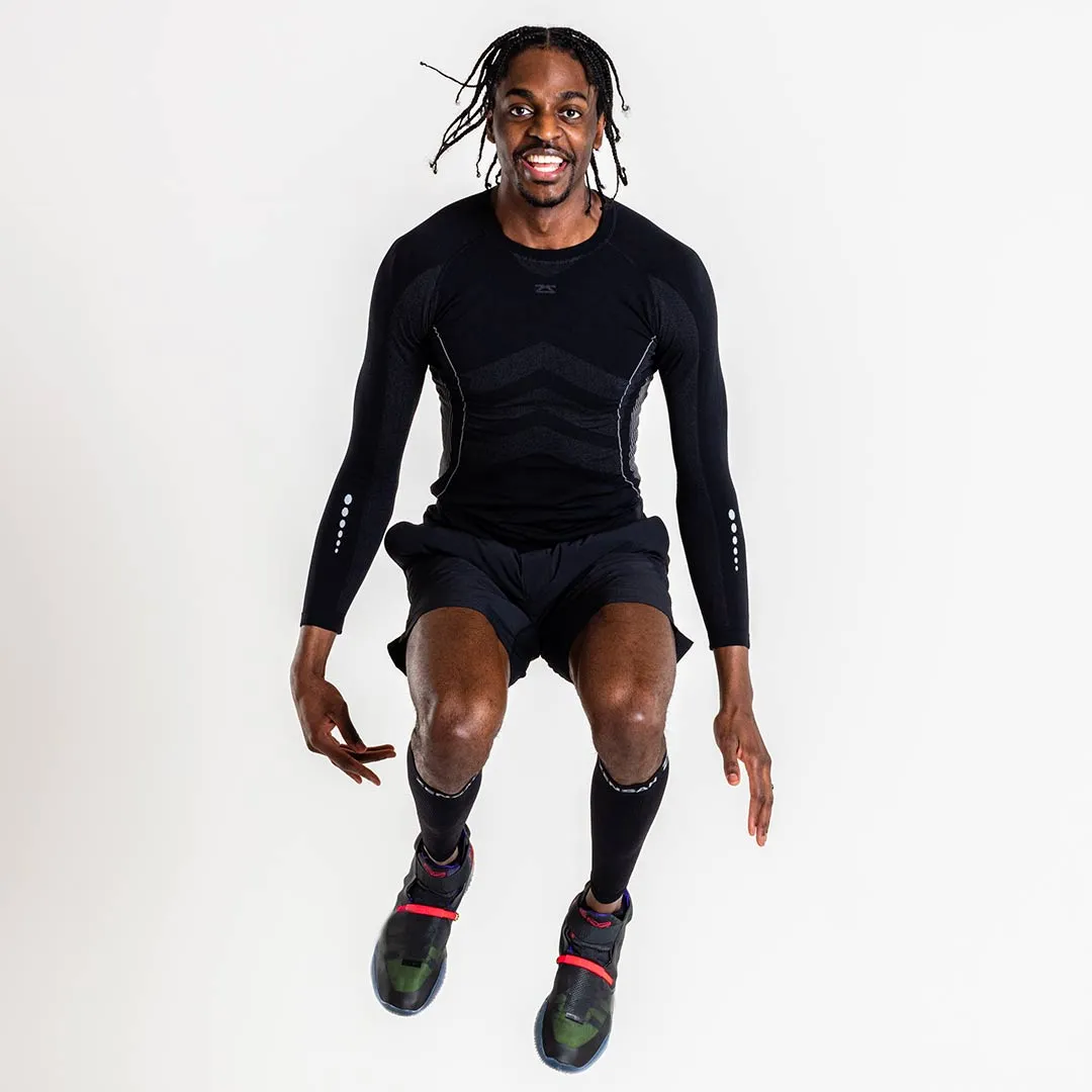 Justin Holiday Collection: Bold Compression Long Sleeve Shirt