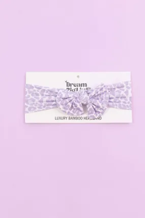 Lavender Leopard Dream Bow