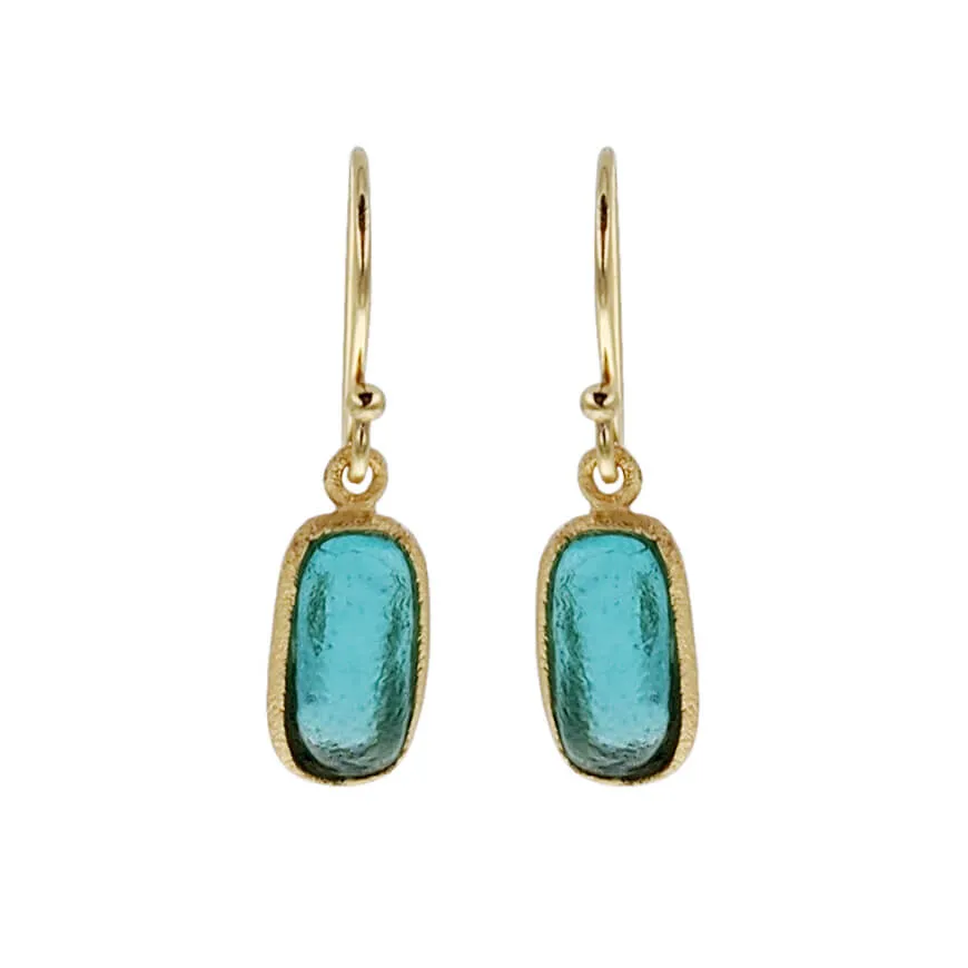 Michael Vincent Michaud Caribbean Turquoise Geo Bubble Earrings