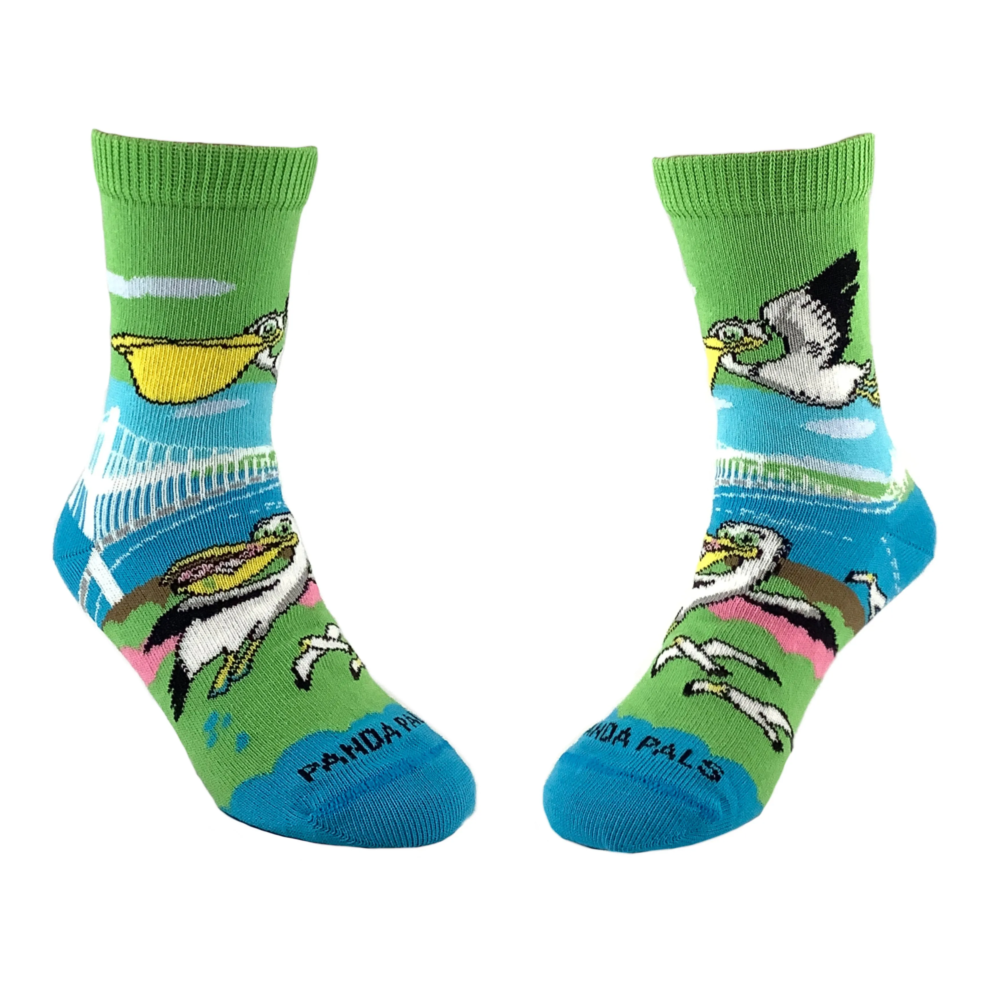 Pelican Flying Over The Bridge Sock (Ages 3-7) from the Sock Panda