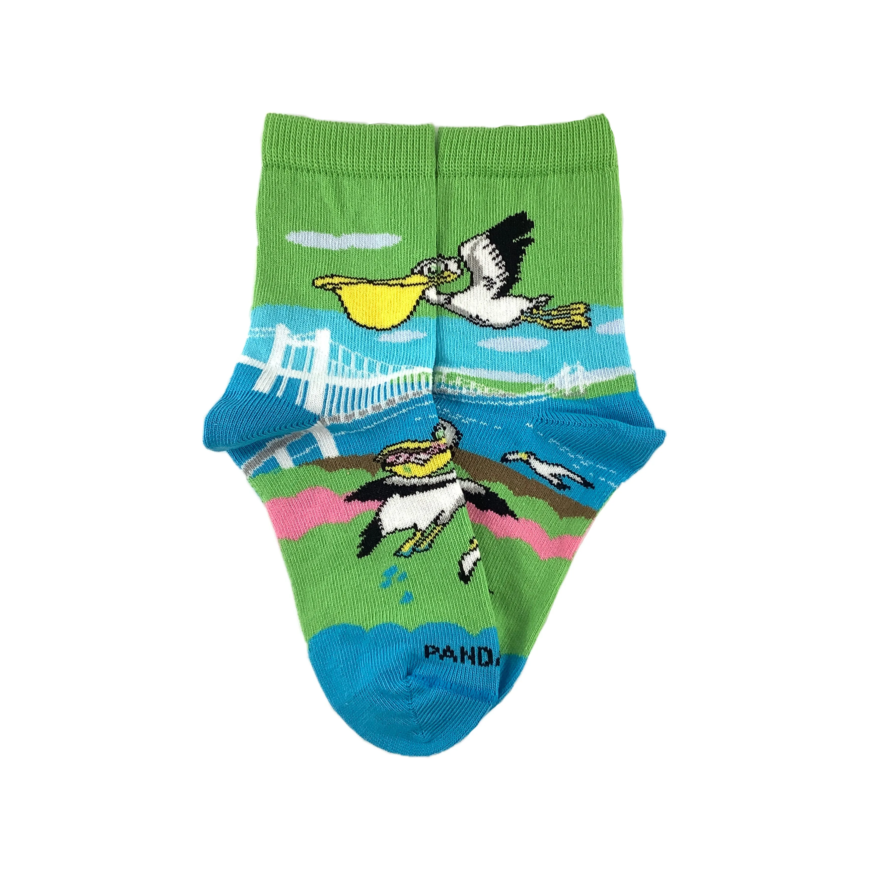 Pelican Flying Over The Bridge Sock (Ages 3-7) from the Sock Panda