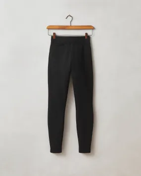 Ponte Slim Pant - Super Black