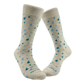 Raindrop Patterned Socks from the Sock Panda (Adult Large - Men's Shoe Sizes 8-12)