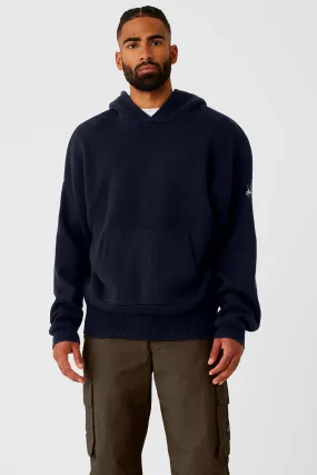 Scholar Hooded Sweater - Navy