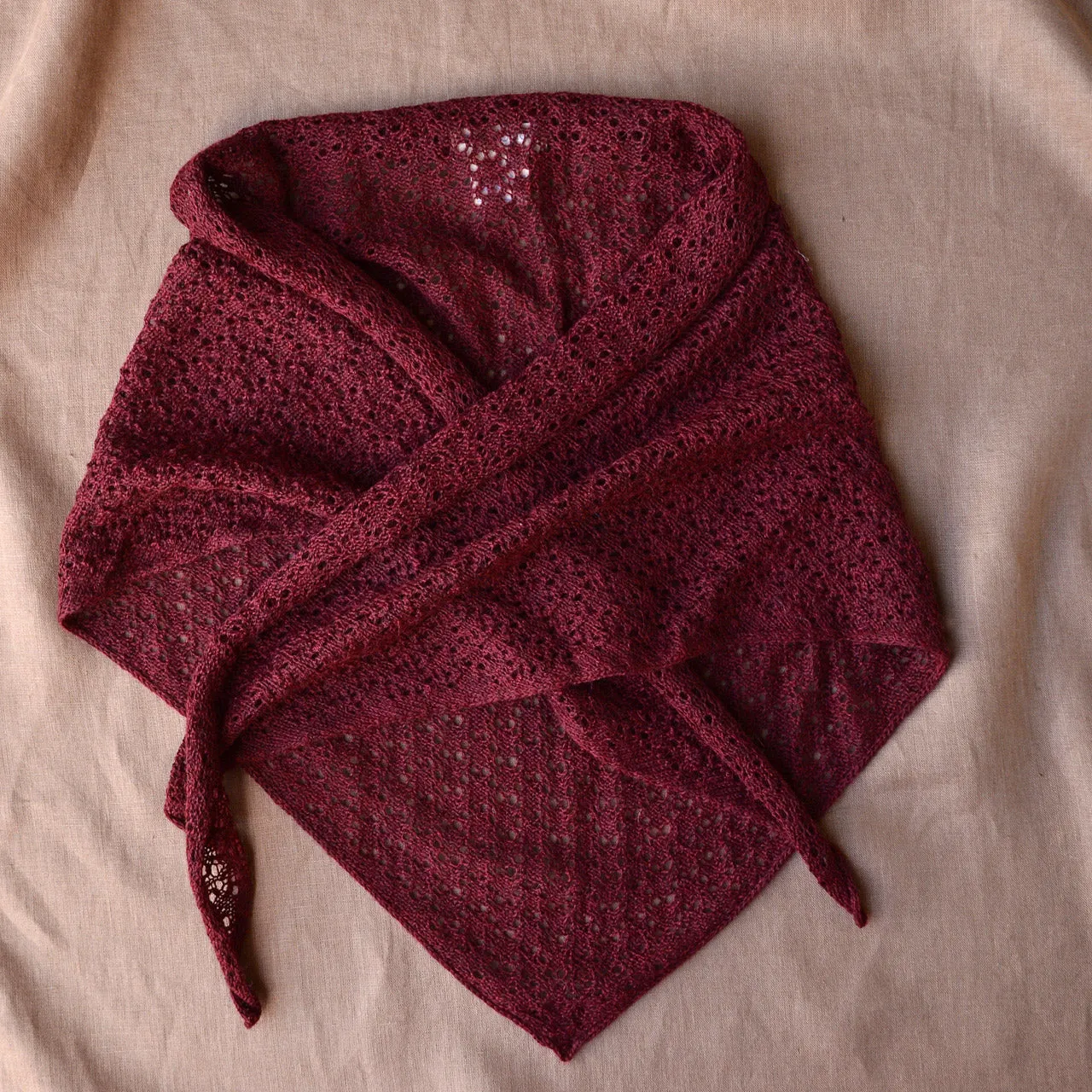 Triangle Scarf in Baby Alpaca (Adults) *Last One!