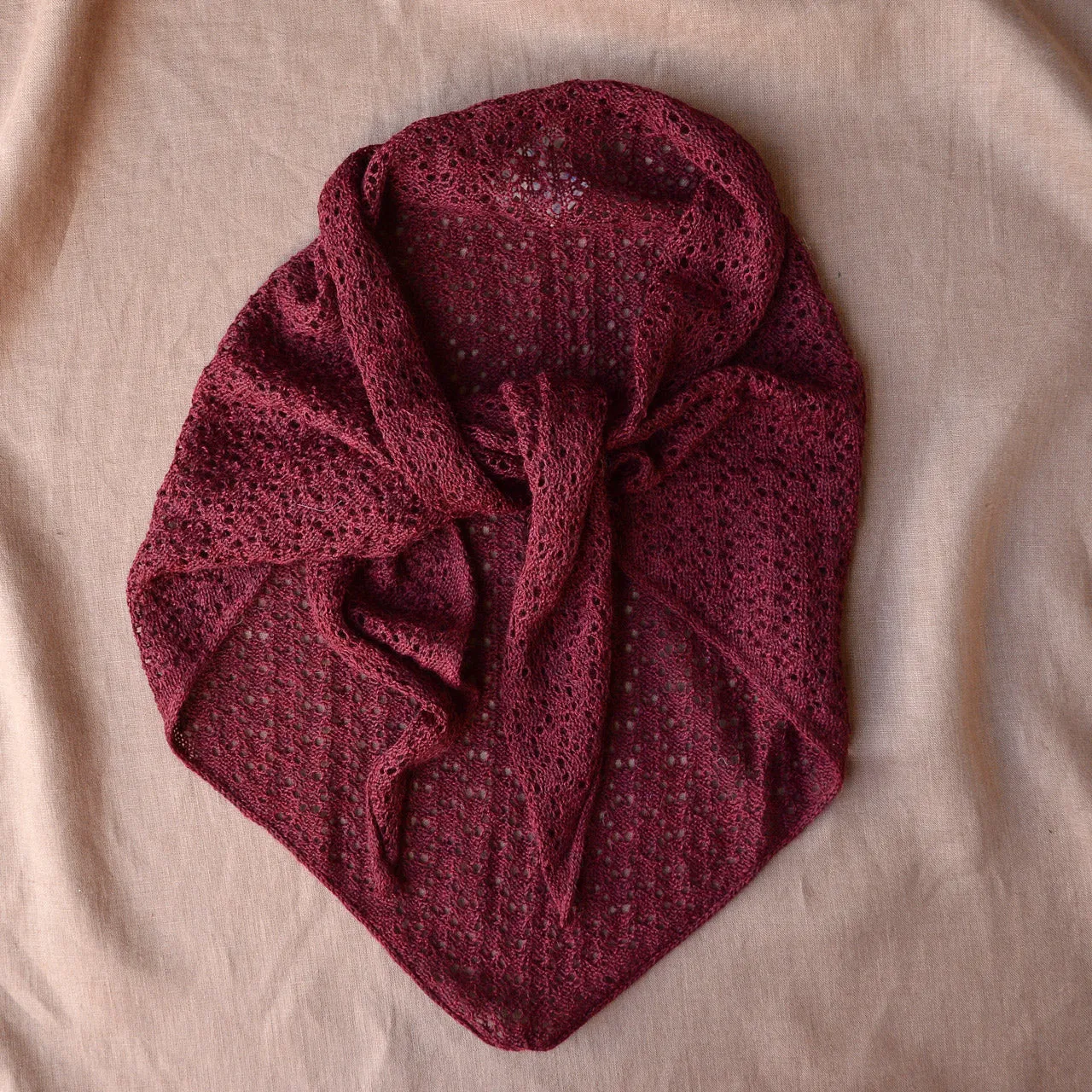 Triangle Scarf in Baby Alpaca (Adults) *Last One!